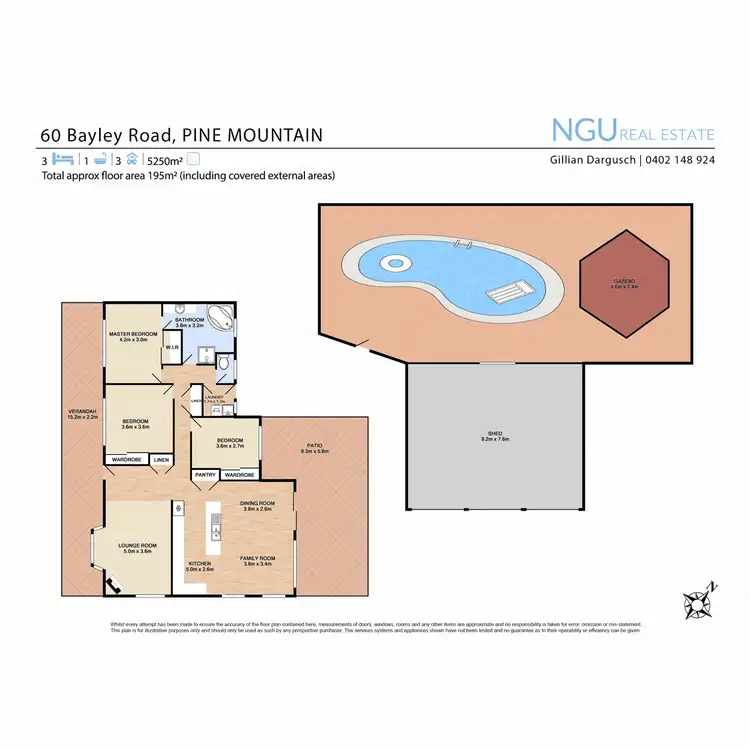 Floorplan of Homely house listing, 60 Bayley Road, Pine Mountain QLD 4306
