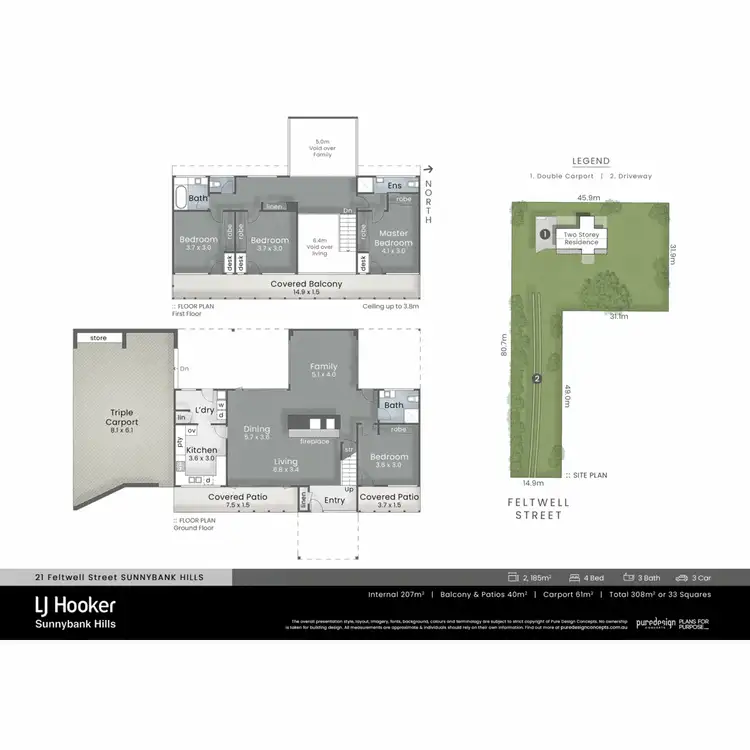Floorplan of Homely house listing, 21 Feltwell Street, Sunnybank QLD 4109