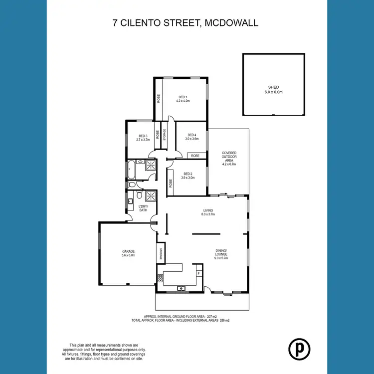 Floorplan of Homely house listing, 7 Cilento Street, Mcdowall QLD 4053