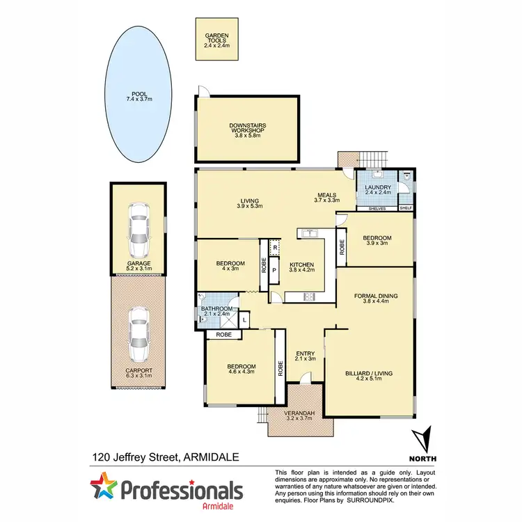 Floorplan of Homely house listing, 120 Jeffrey Street, Armidale NSW 2350