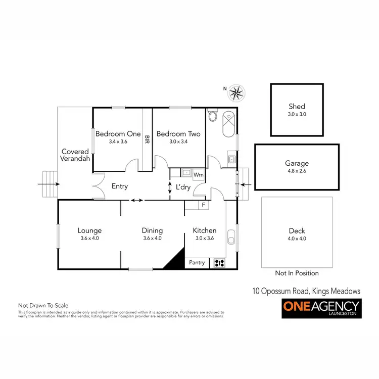 Floorplan of Homely house listing, 10 Opossum Road, Kings Meadows TAS 7249