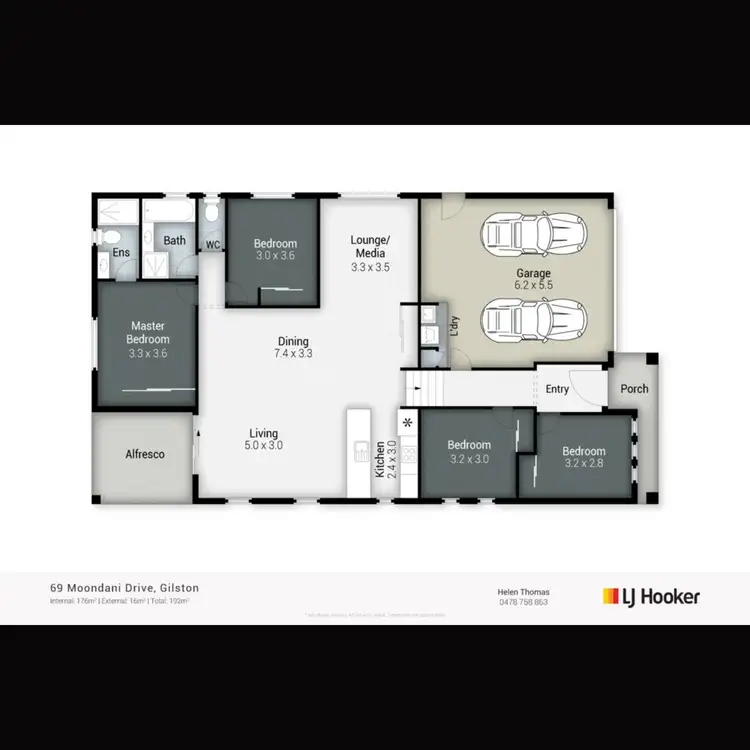Floorplan of Homely house listing, 69 Moondani Drive, Gilston QLD 4211
