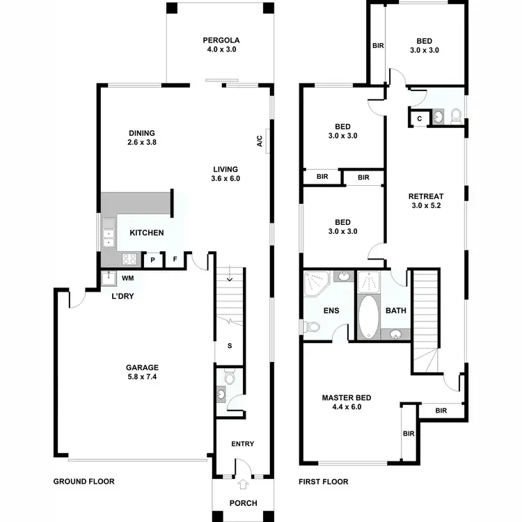 Floorplan of Homely house listing, 39 Postema Drive, Point Cook VIC 3030