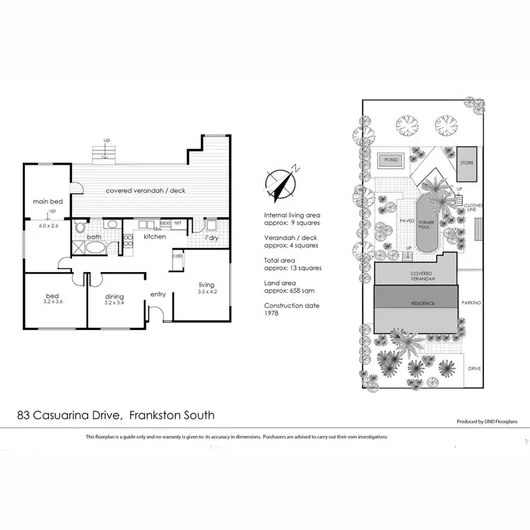 Floorplan of Homely house listing, 83 Casuarina Drive, Frankston South VIC 3199