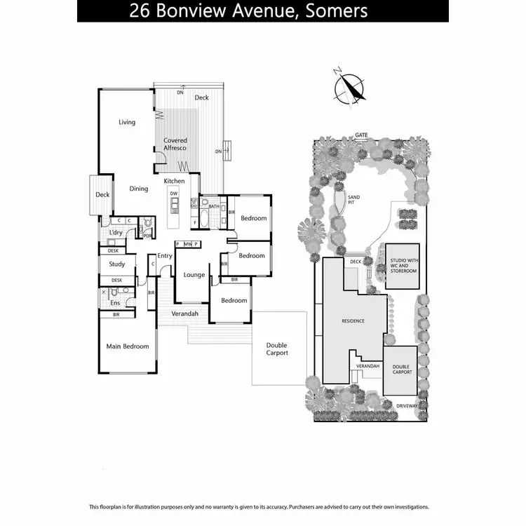 Floorplan of Homely house listing, 26 Bonview Avenue, Somers VIC 3927