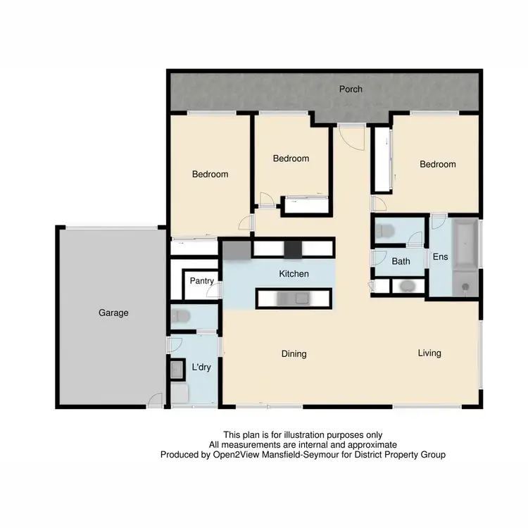 Floorplan of Homely house listing, 6 Gaskin Way, Wangaratta VIC 3677
