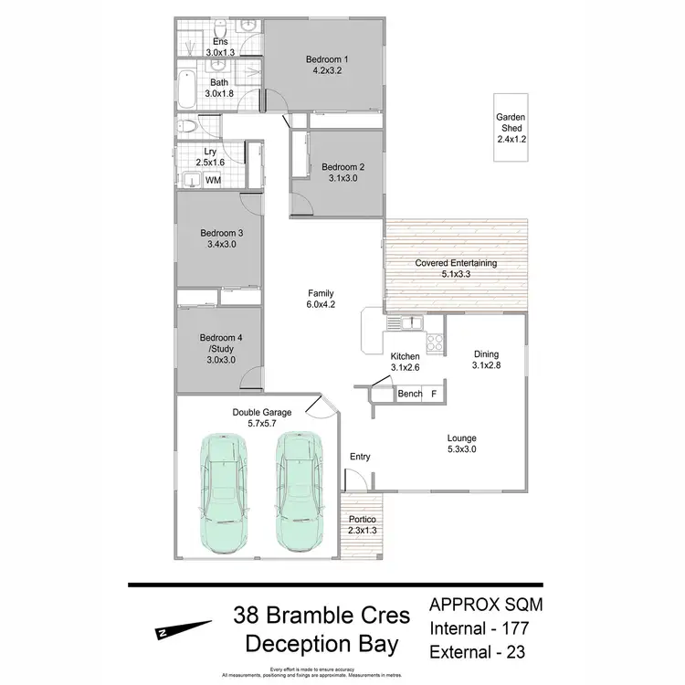 Floorplan of Homely house listing, 38 Bramble Crescent, Deception Bay QLD 4508
