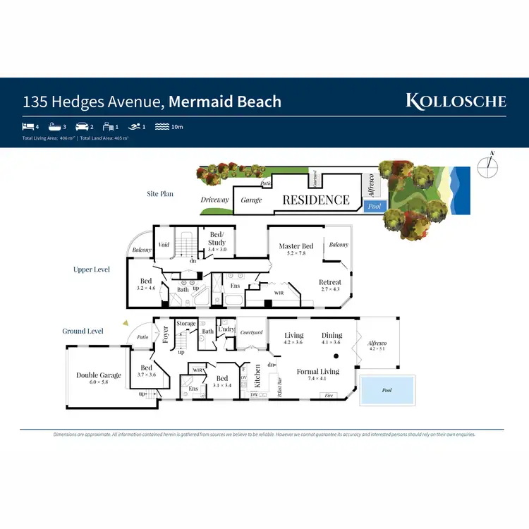 Floorplan of Homely house listing, 135 Hedges Avenue, Mermaid Beach QLD 4218