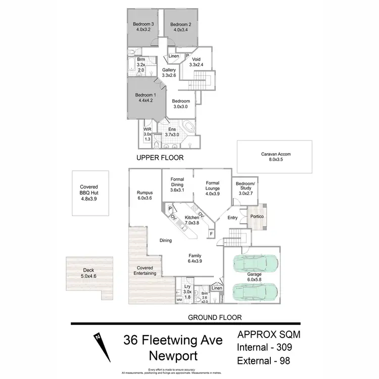 Floorplan of Homely house listing, 36 Fleetwing Avenue, Newport QLD 4020