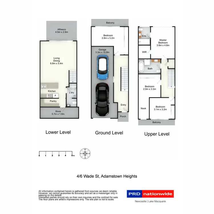 Floorplan of Homely townhouse listing, 4/6 Wade Street, Adamstown Heights NSW 2289