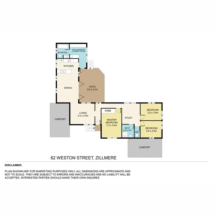 Floorplan of Homely house listing, 62 Weston Street, Zillmere QLD 4034