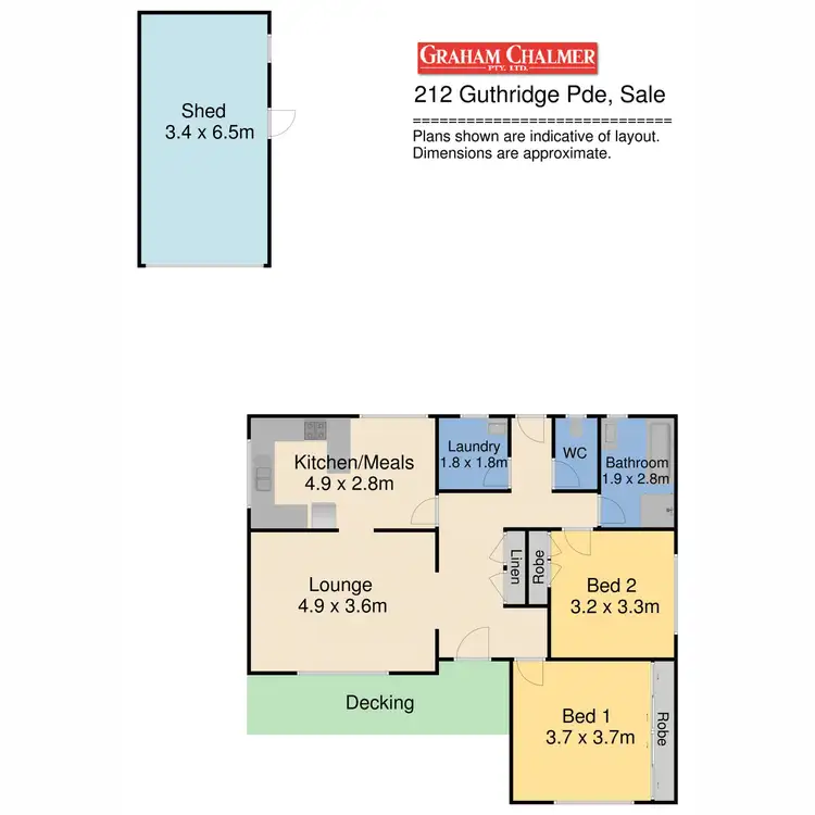 Floorplan of Homely house listing, 212 Guthridge Parade, Sale VIC 3850