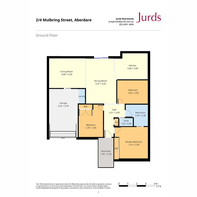 Floorplan of Homely house listing, 2/4 Mulbring Street, Aberdare NSW 2325