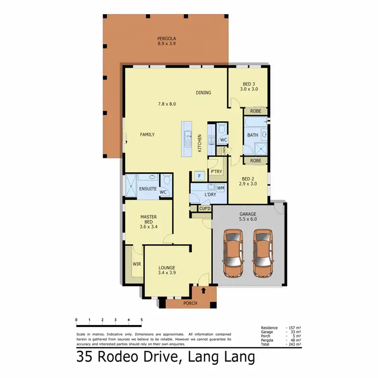 Floorplan of Homely house listing, 35 Rodeo Drive, Lang Lang VIC 3984