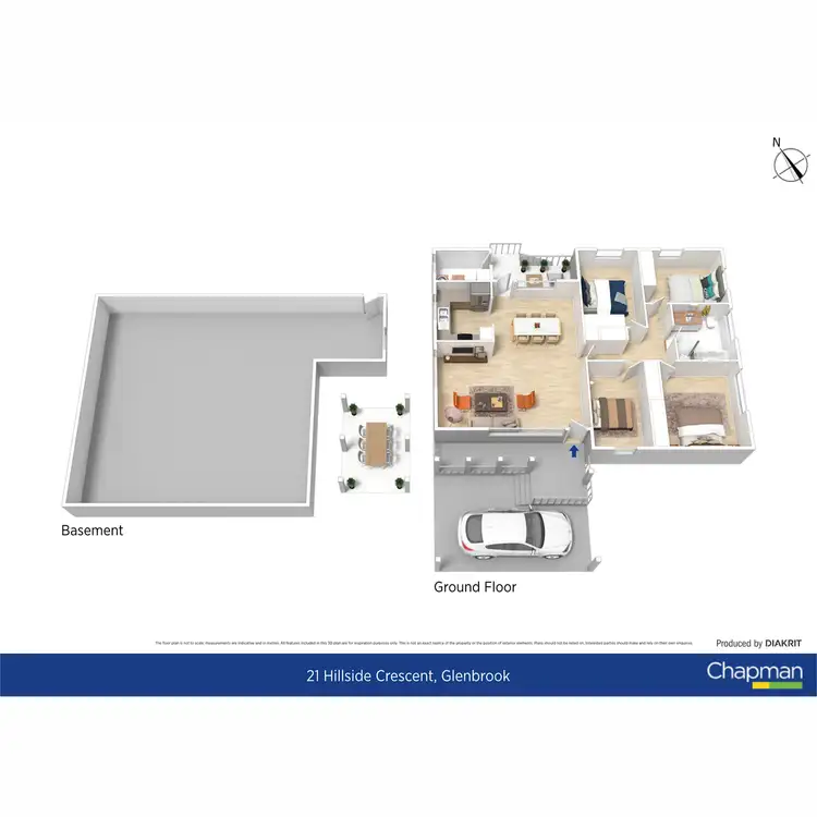 Floorplan of Homely house listing, 21 Hillside Crescent, Glenbrook NSW 2773
