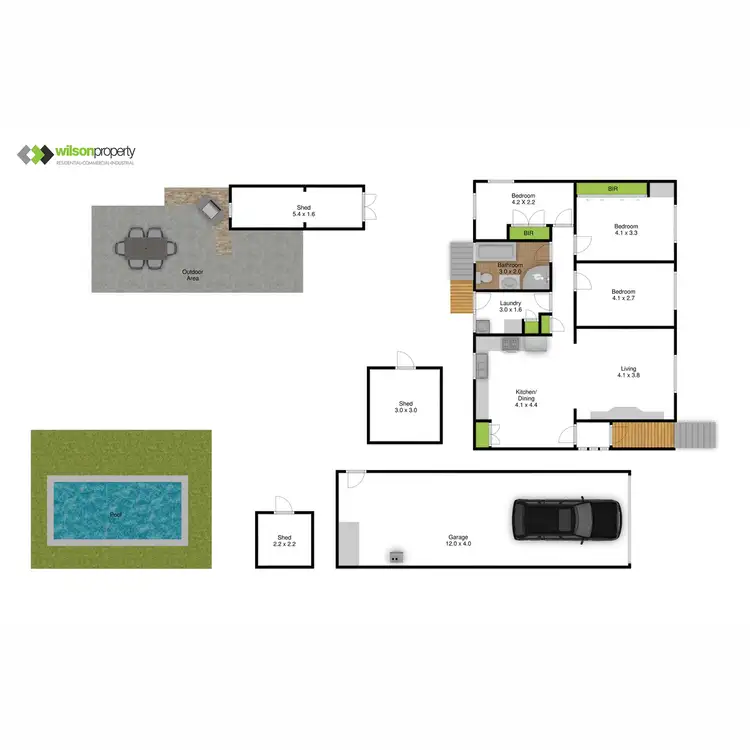 Floorplan of Homely house listing, 32 Maskrey Street, Traralgon VIC 3844