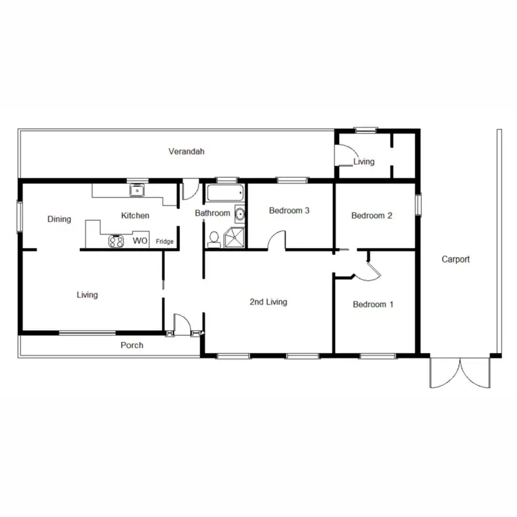 Floorplan of Homely house listing, 66 Quorn Road, Stirling North SA 5710