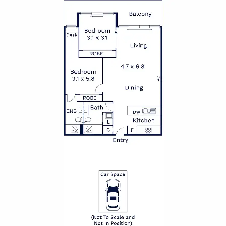 Floorplan of Homely apartment listing, 113/20 Pier Lane, Maribyrnong VIC 3032