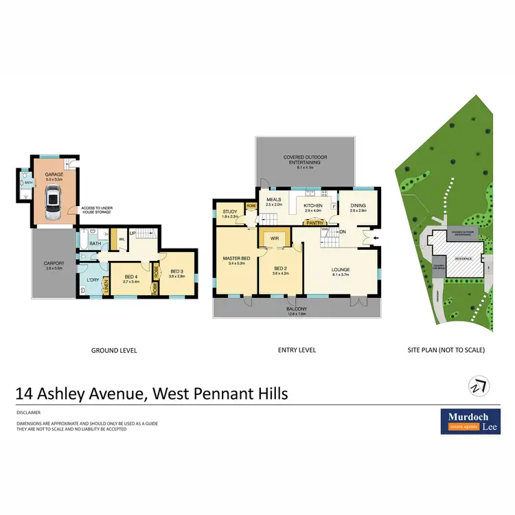 Floorplan of Homely house listing, 14 Ashley Avenue, West Pennant Hills NSW 2125