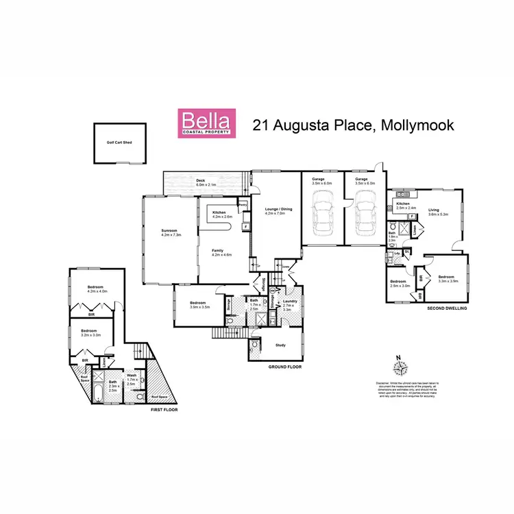 Floorplan of Homely house listing, 21 Augusta Place, Mollymook Beach NSW 2539