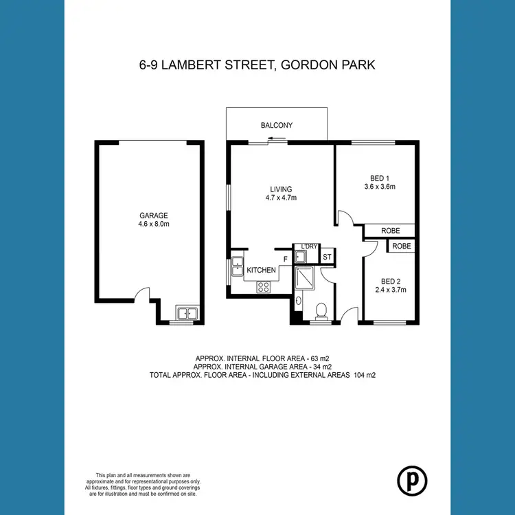 Floorplan of Homely unit listing, 6/9 Lambert Street, Gordon Park QLD 4031