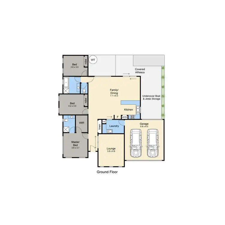 Floorplan of Homely house listing, 15 Patterson Street, Safety Beach VIC 3936