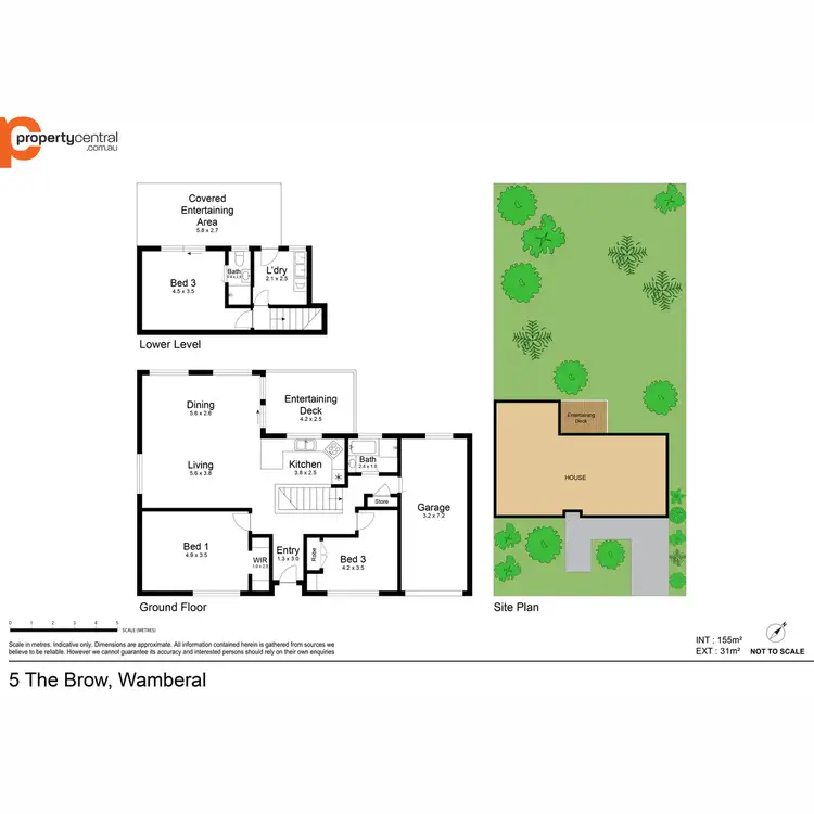Floorplan of Homely house listing, 5 The Brow, Wamberal NSW 2260