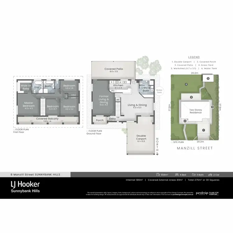 Floorplan of Homely house listing, 8 Manzill Street, Sunnybank Hills QLD 4109