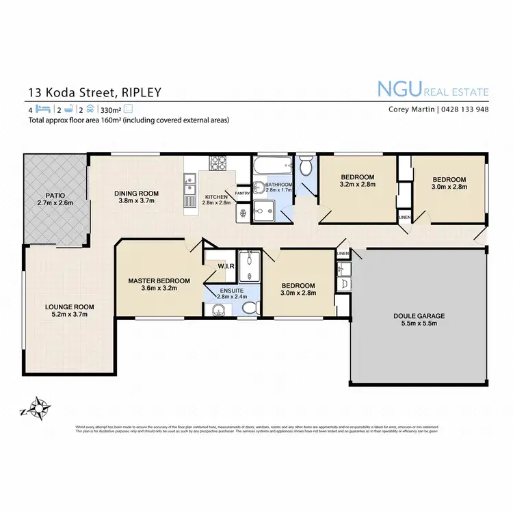 Floorplan of Homely house listing, 13 Koda Street, Ripley QLD 4306