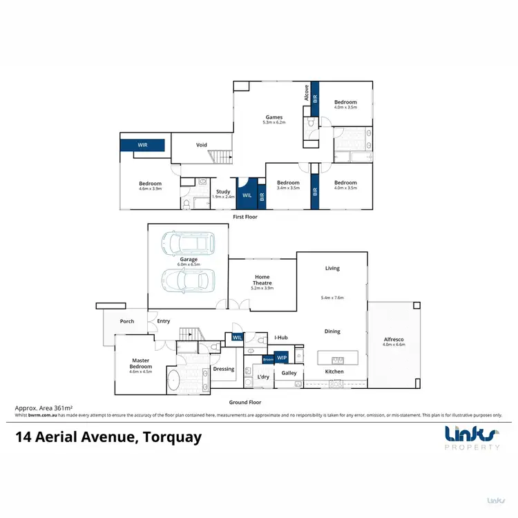 Floorplan of Homely house listing, 14 Aerial Avenue, Torquay VIC 3228
