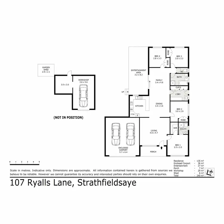 Floorplan of Homely house listing, 107 Ryalls Lane, Strathfieldsaye VIC 3551