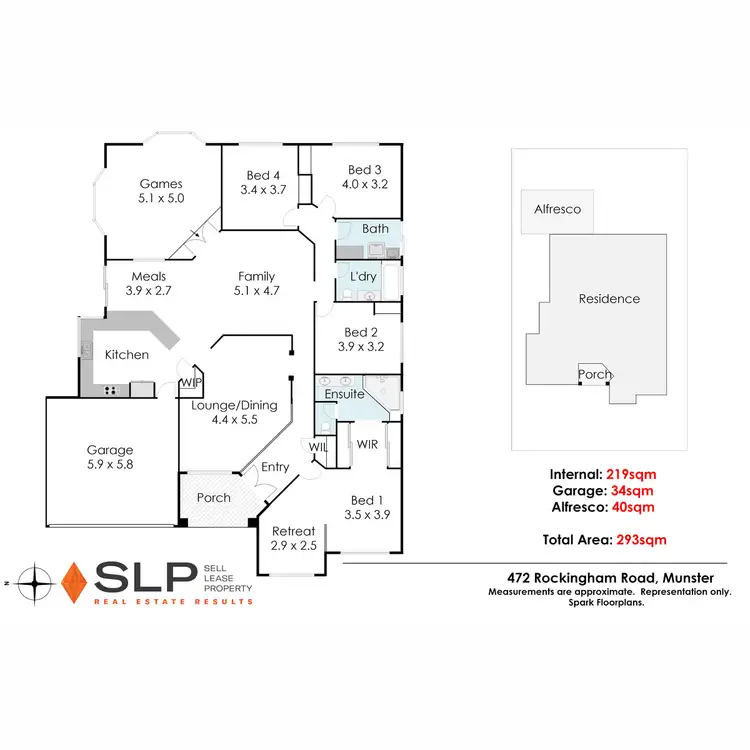 Floorplan of Homely house listing, 472 Rockingham Road, Munster WA 6166