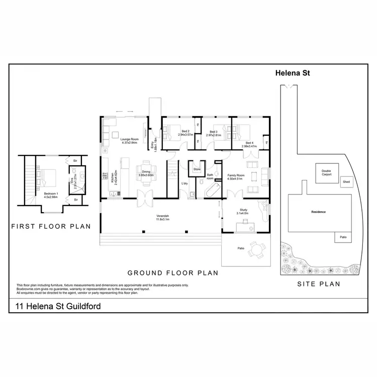 Floorplan of Homely house listing, 11 Helena Street, Guildford WA 6055
