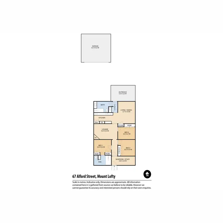 Floorplan of Homely house listing, 67 Alford Street, Mount Lofty QLD 4350