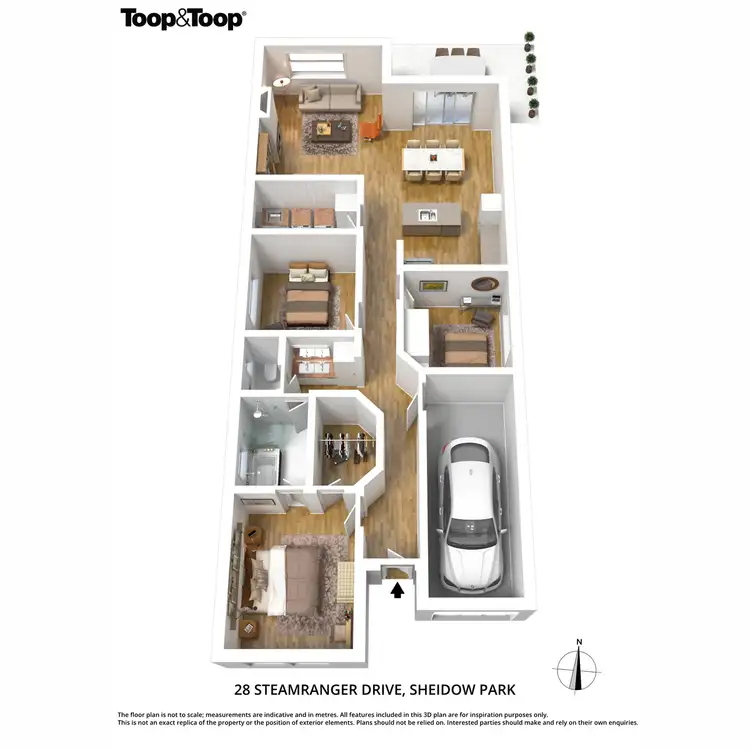 Floorplan of Homely house listing, 28 Steamranger Drive, Sheidow Park SA 5158