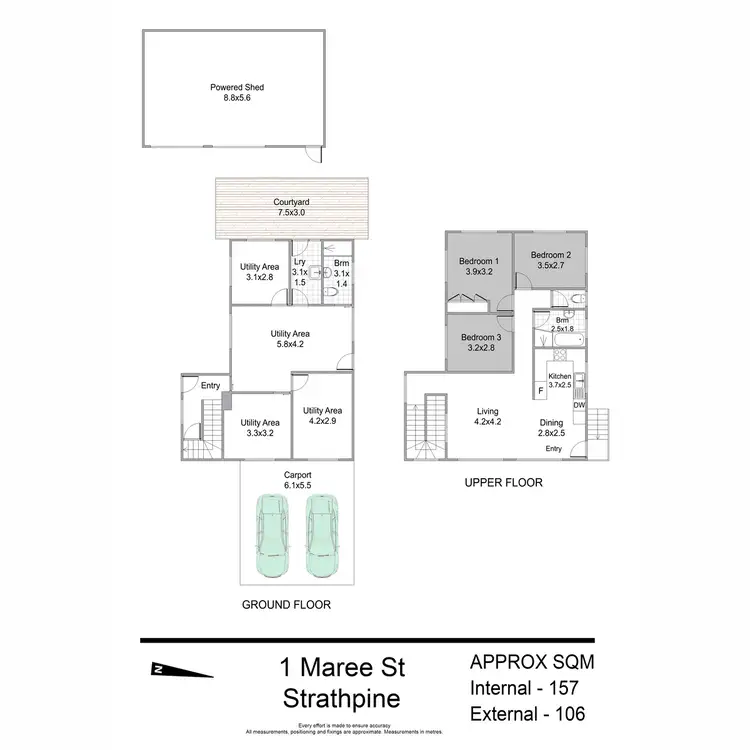 Floorplan of Homely house listing, 1 Maree Street, Strathpine QLD 4500