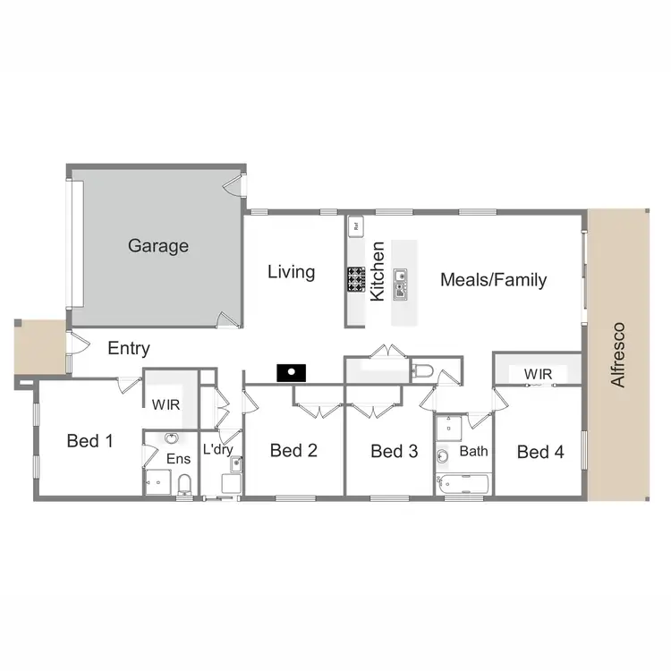 Floorplan of Homely house listing, 12 Bellview Court, Mansfield VIC 3722
