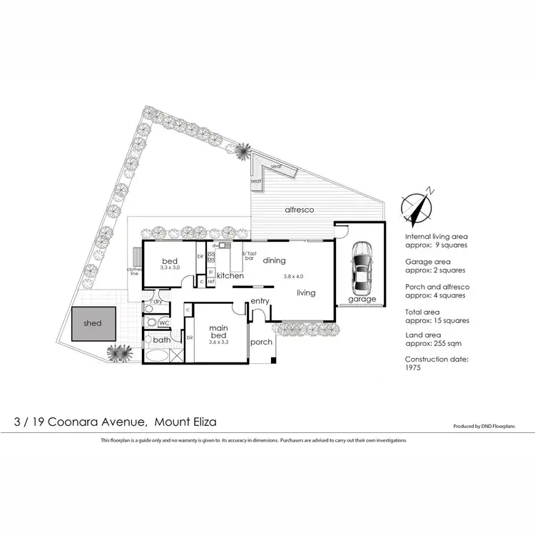 Floorplan of Homely unit listing, 3/19 Coonara Avenue, Mount Eliza VIC 3930