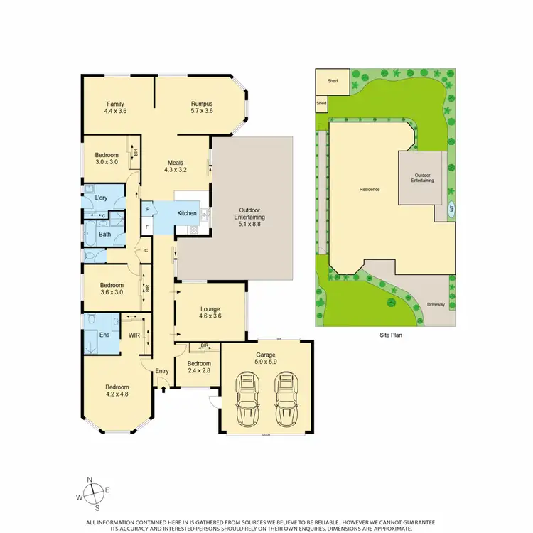 Floorplan of Homely house listing, 4 Opal Court, Skye VIC 3977
