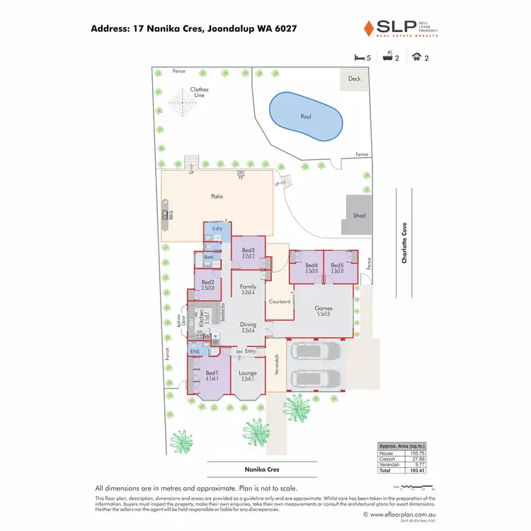 Floorplan of Homely house listing, 17 Nanika Crescent, Joondalup WA 6027