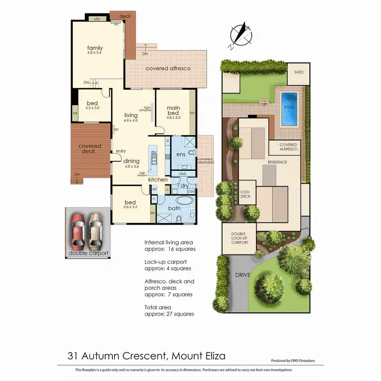 Floorplan of Homely house listing, 31 Autumn Crescent, Mount Eliza VIC 3930