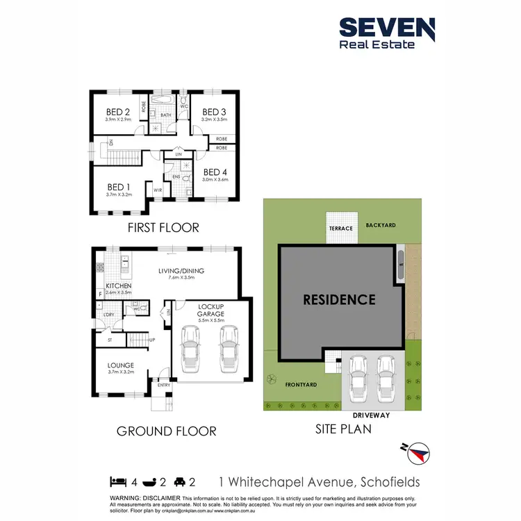 Floorplan of Homely house listing, 1 Whitechapel Avenue, Schofields NSW 2762