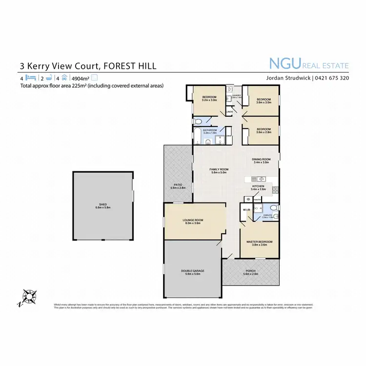 Floorplan of Homely house listing, 3 Kerry View Court, Forest Hill QLD 4342