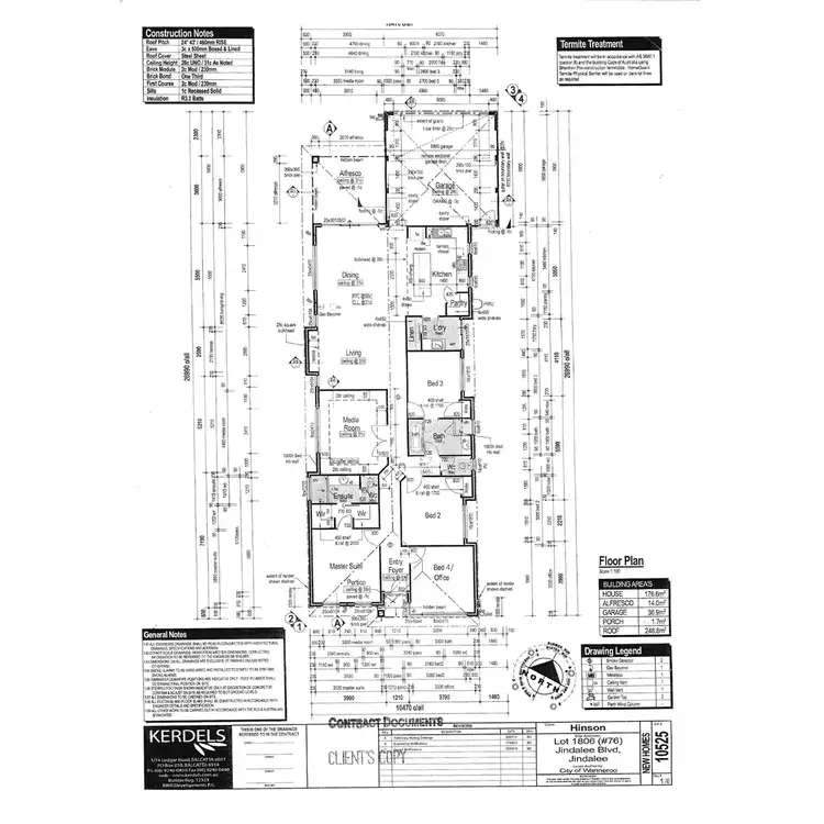 Floorplan of Homely house listing, 76 Jindalee Boulevard, Jindalee WA 6036