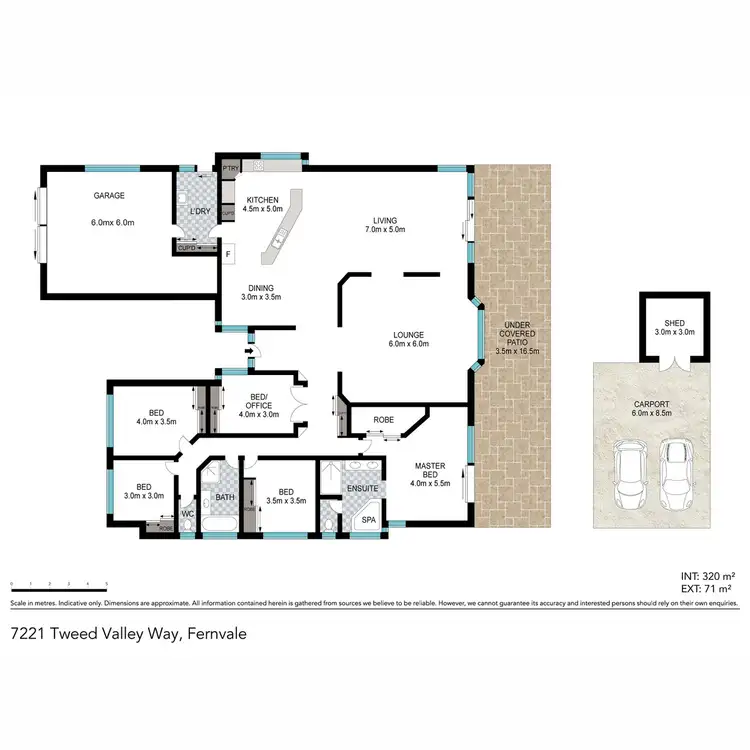 Floorplan of Homely rural property listing, 7221 Tweed Valley Way, Fernvale, Murwillumbah NSW 2484