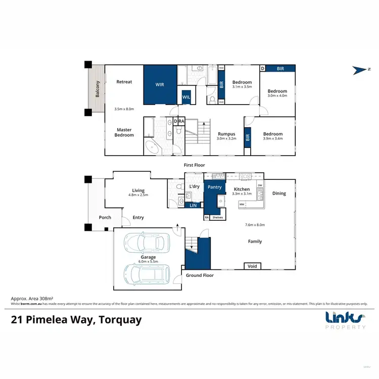 Floorplan of Homely house listing, 21 Pimelea Way, Torquay VIC 3228
