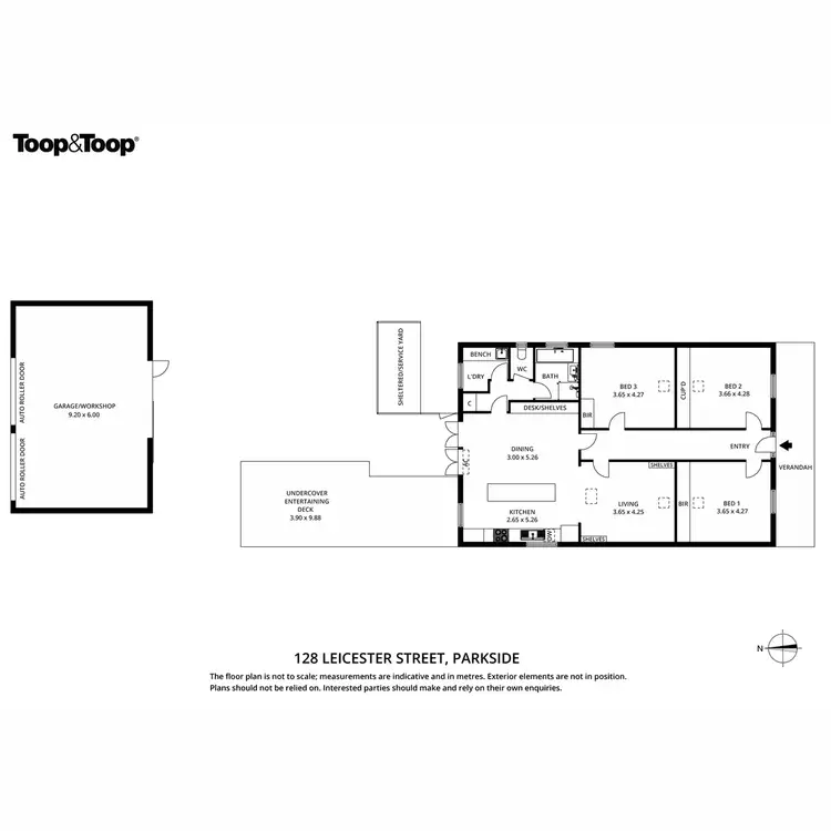Floorplan of Homely house listing, 128 Leicester Street, Parkside SA 5063