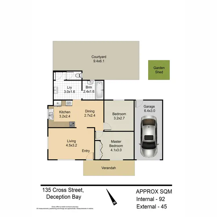 Floorplan of Homely house listing, 135 Cross Street, Deception Bay QLD 4508