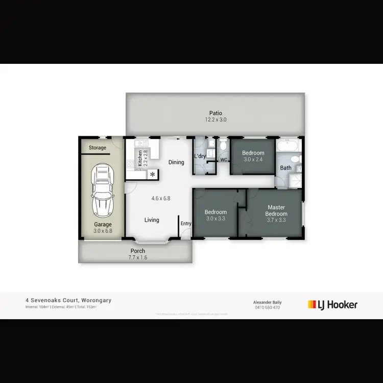 Floorplan of Homely house listing, 4 Sevenoaks Court, Worongary QLD 4213
