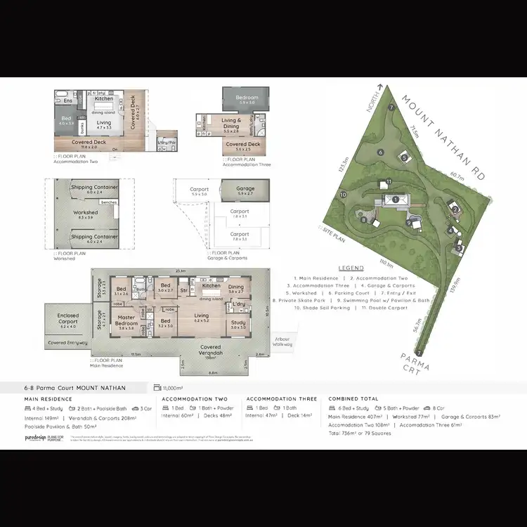 Floorplan of Homely house listing, 6-8 Parma Court, Mount Nathan QLD 4211